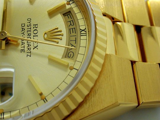 Foto 3 - Rolex Day Date, Quarz Chronometer F.Neuzustand, U1058